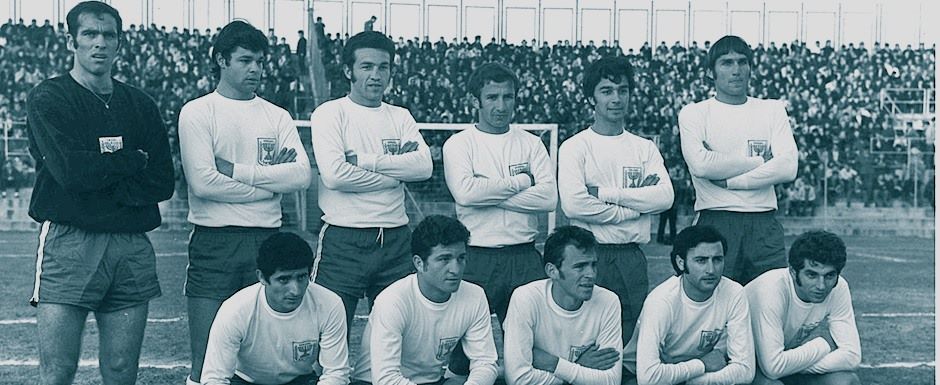 Seleo de Futebol Masculino de Israel em amisto preparatrio para a Copa do Mundo de 1970 - Foto: Moshe Milner