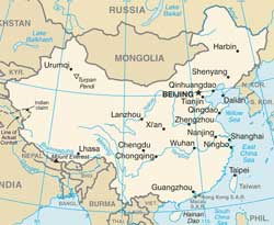 Mapa da China