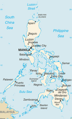 Mapa das Filipinas