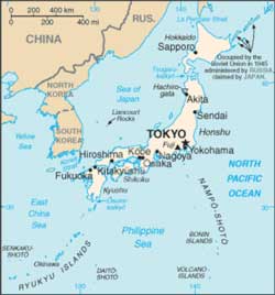 Mapa do Japão