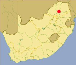 Mapa de Polokwane