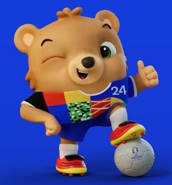 Albärt - Mascote da Eurocopa de 2024 na Alemanha