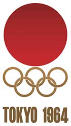 Emblema dos Jogos Olmpicos de Vero - Tquio 1964