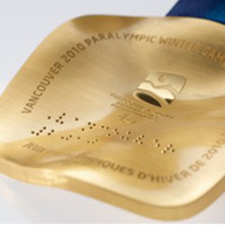 Verso das medalhas dos Jogos Paraolmpicos de Inverno de 2010