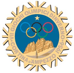 Pster dos Jogos Olmpicos de Inverno - Cortina d'Ampezzo 1956