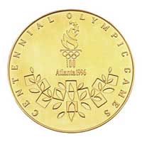 Medal reverse - Atlanta 1996 - Games of the XXVI Olympiad - Summer Olympic Games