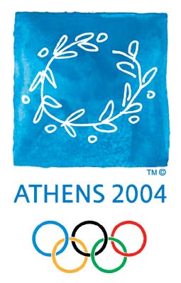 Poster promoting the Olympic Games - Athens 2004