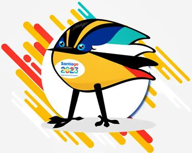 Mascote dos Jogos Pan-Americanos Santiago 2023 - Foto: Divulgação
