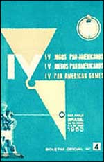 Pôster dos Jogos Pan-Americanos de São Paulo - 1963