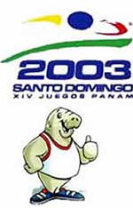 Pôster dos Jogos Pan-Americanos de Santo Domingo - 2003