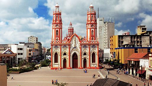 Plaza San Nicolás em Barranquilla - Cidade-sede dos XX Jogos Pan-Americanos em 2027 Foto: Enrique Nuñez