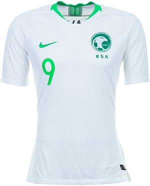 Uniforme 1 da Seleção da Arábia Saudita para a Copa do Mundo de 2018