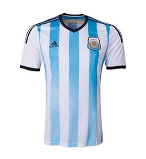Uniforme 1 da Seleção da Argentina para a Copa do Mundo de 2014