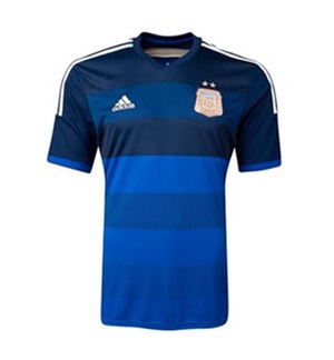 Uniforme 2 da Seleção da Argentina para a Copa do Mundo de 2014