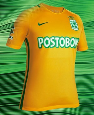 Uniforme 2 do Atlético Nacional na Copa Libertadores da América 2017