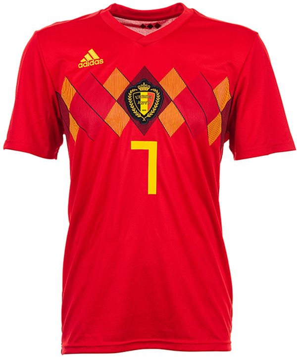 Uniforme 1 da Seleção da Bélgica para a Copa do Mundo de 2018