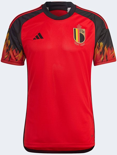 Uniforme 1 da Seleo da Blgica para a Copa do Mundo de 2022