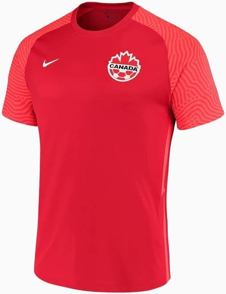 Uniforme 1 da Seleção do Canadá para a Copa do Mundo de 2022