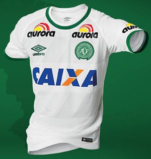 Uniforme 2 da Chapecoense na Copa Libertadores da Amrica 2017