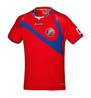 Uniforme 2 da Seleção da Costa Rica para a Copa do Mundo de 2014