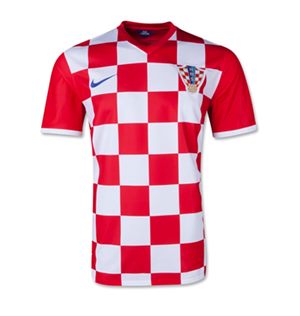 Uniforme 1 da Seleo da Crocia para a Copa do Mundo de 2014