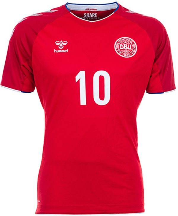 Uniforme 1 da Seleo da Dinamarca para a Copa do Mundo de 2018