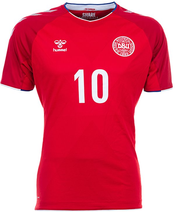 Uniforme 1 da Seleção da Dinamarca para a Copa do Mundo de 2018