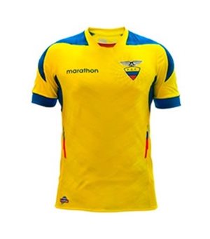 Uniforme 1 da Seleção do Equador para a Copa do Mundo de 2014