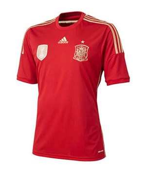 Uniforme 1 da Seleção da Espanha para a Copa do Mundo de 2014
