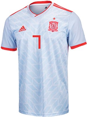 Uniforme 2 da Seleção da Espanha para a Copa do Mundo de 2018