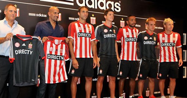 Uniforme 1 e 2 do Estudiantes na Copa Libertadores da Amrica 2015