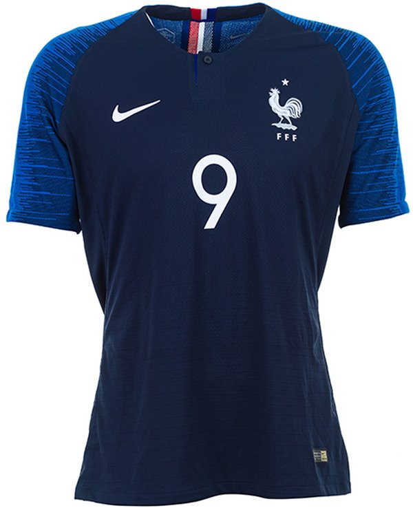 Uniforme 1 da Seleção da França para a Copa do Mundo de 2018