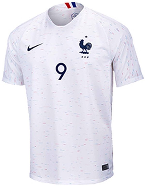 Uniforme 2 da Seleção da França para a Copa do Mundo de 2018