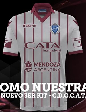 Uniforme 3 do Godoy Cruz na Copa Libertadores da América 2017