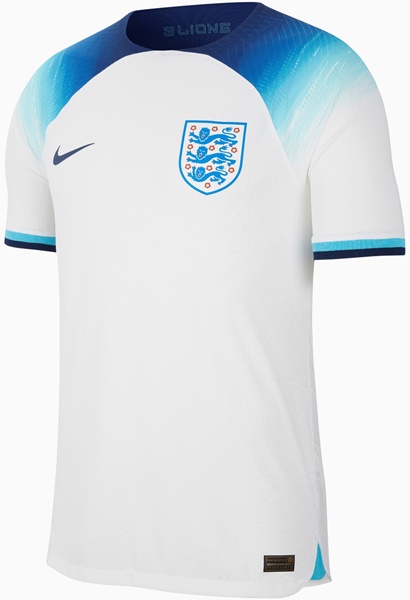 Uniforme 1 da Seleção da Inglaterra para a Copa do Mundo de 2022