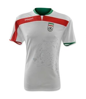 Uniforme 1 da Seleo do Ir para a Copa do Mundo de 2014