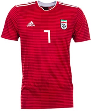 Uniforme 2 da Seleo do Ir para a Copa do Mundo de 2018