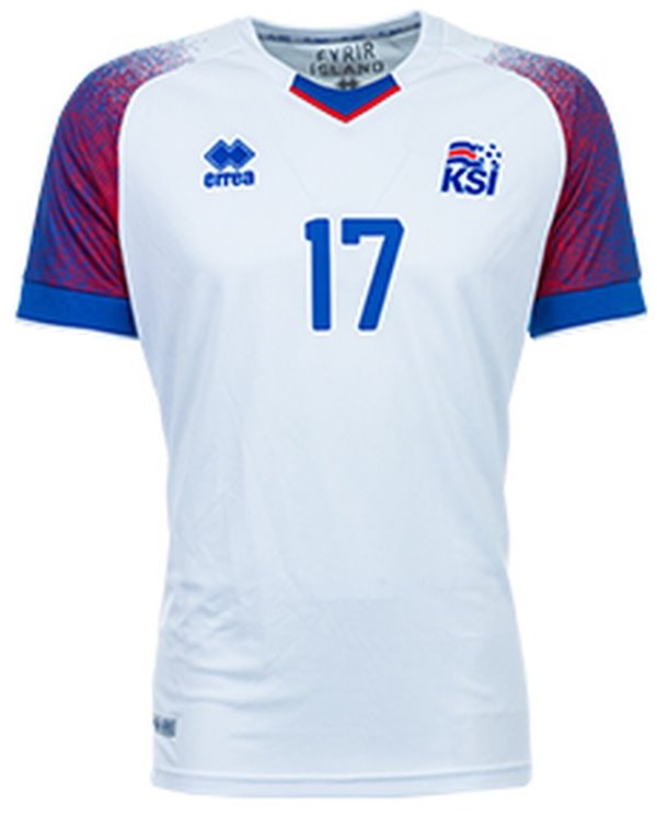 Uniforme 2 da Seleo da Islndia para a Copa do Mundo de 2018
