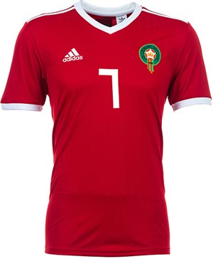 Uniforme 1 da Seleo de Marrocos para a Copa do Mundo de 2018