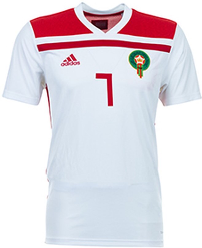 Uniforme 2 da Seleo de Marrocos para a Copa do Mundo de 2018