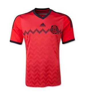 Uniforme 1 da Seleção do México para a Copa do Mundo de 2014