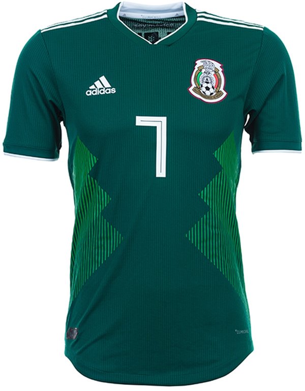 Uniforme 1 da Seleção do México para a Copa do Mundo de 2018