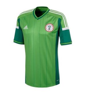 Uniforme 1 da Seleção da Nigéria para a Copa do Mundo de 2014