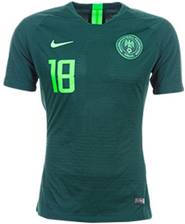 Uniforme 2 da Seleo da Nigria para a Copa do Mundo de 2018