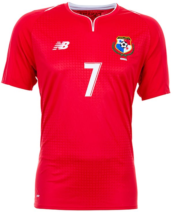 Uniforme 1 da Seleção do Panamá para a Copa do Mundo de 2018