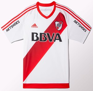 Uniforme 1 do River Plate na Copa Libertadores da Am�rica 2016