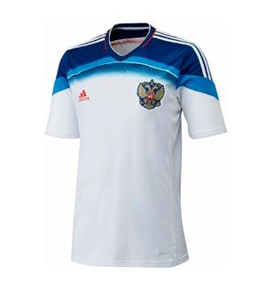 Uniforme 2 da Seleo da Rssia para a Copa do Mundo de 2014