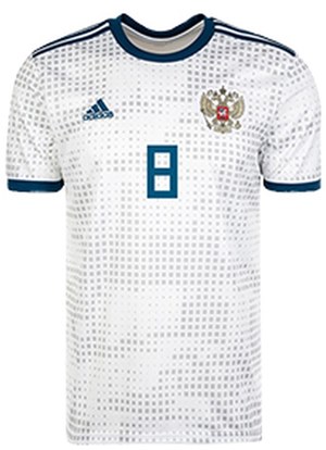 Uniforme 2 da Seleo da Rssia para a Copa do Mundo de 2018