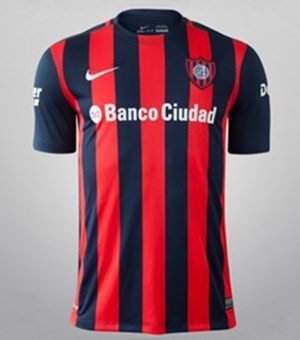 Uniforme 1 do San Lorenzo na Copa Libertadores da Amrica 2015