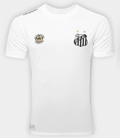 Uniforme 1 do Santos na Copa Libertadores da América 2017